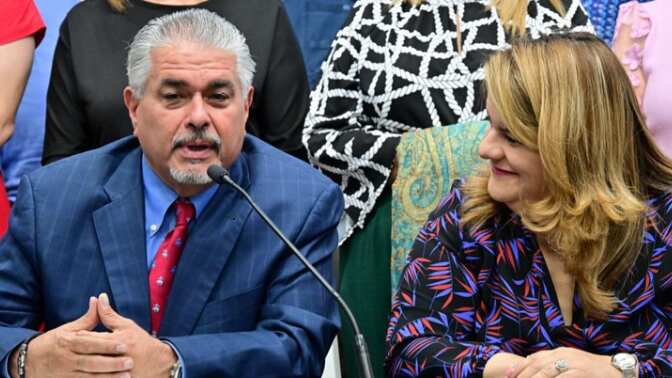 Jorge Santini Padilla y Jenniffer González