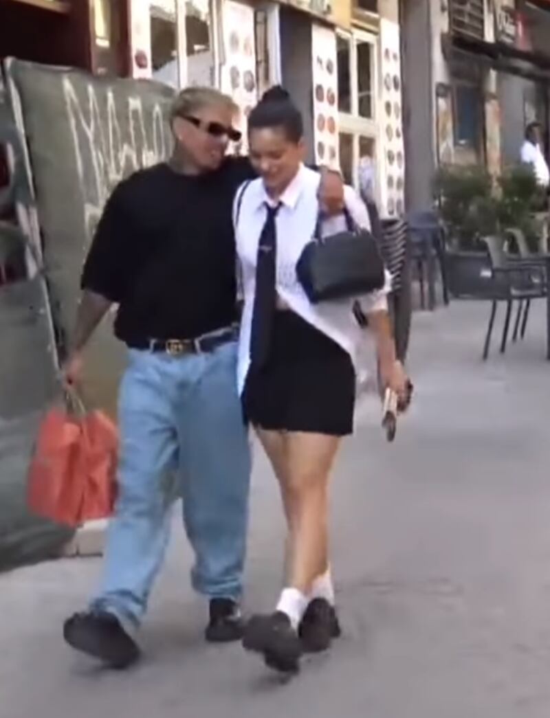 Rauw Alejandro y Rosalía. / Foto: Instagram.