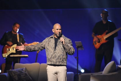 San Juan, P.R.- Abraham realizó un concierto íntimo en el Centro de Bellas Artes de Santurce. (2 de noviembre de 2025)