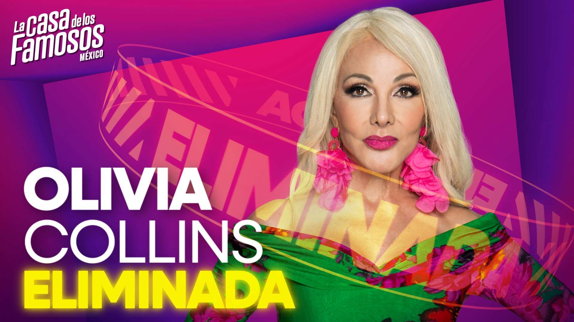 La actriz se convirtió en la primera eliminada del reality show.