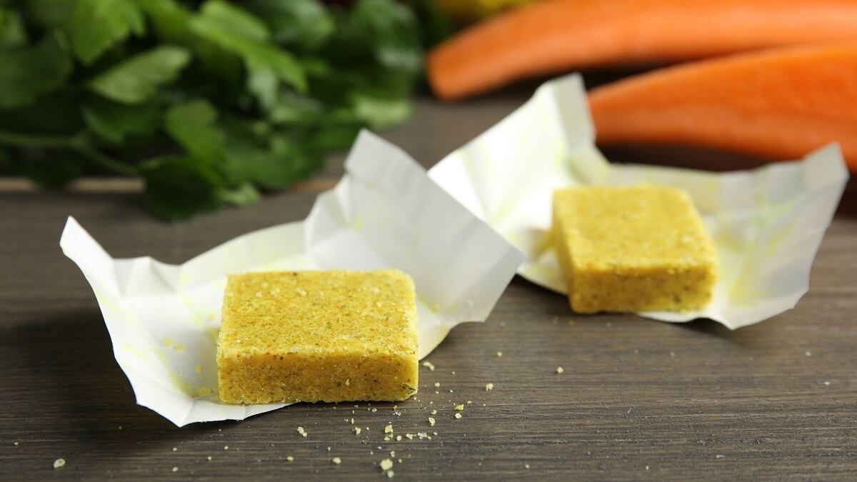 Cubos de caldo de pollo