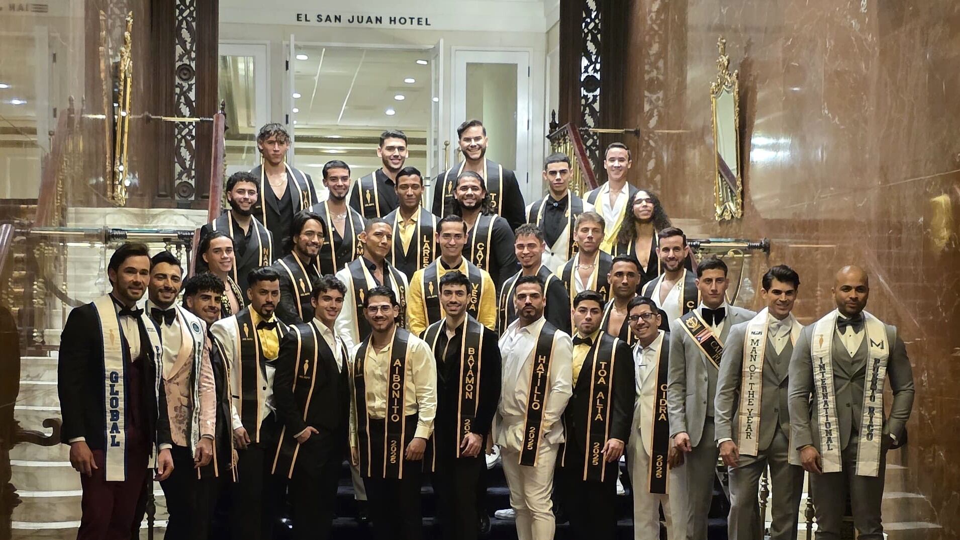 Candidatos de Mister Beauty International Puerto Rico 2025.