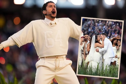 ¿Bad Bunny apadrinó a los novios que se casaron en el Super Bowl? La boda fue real