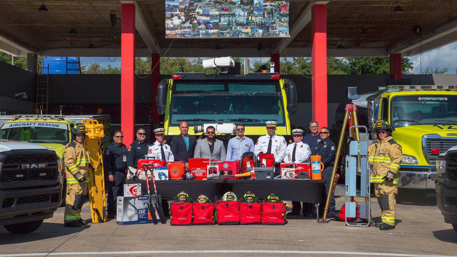 Rescate Aéreo de Ponce y Aguadilla reciben vehículos y equipos nuevos.