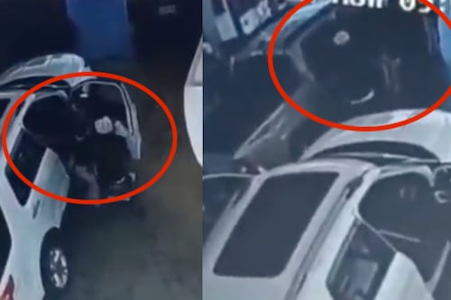 VIDEO: A plena luz del día secuestran a dos mujeres en gasolinera
