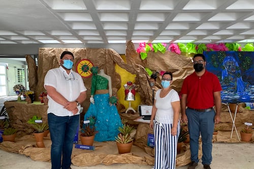 Estudiantes de Yauco envían un mensaje de prevención contra el COVID-19 a través del arte