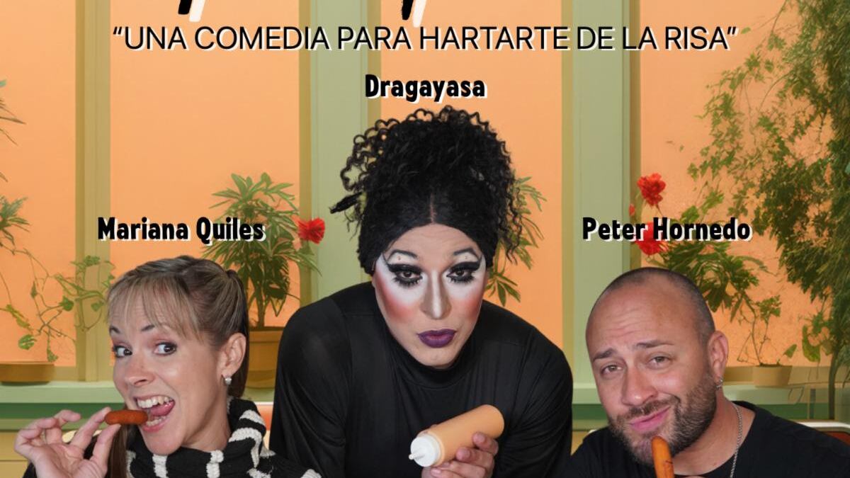 Elenco de la comedia “Buen Provecho, Mi Amor”.
