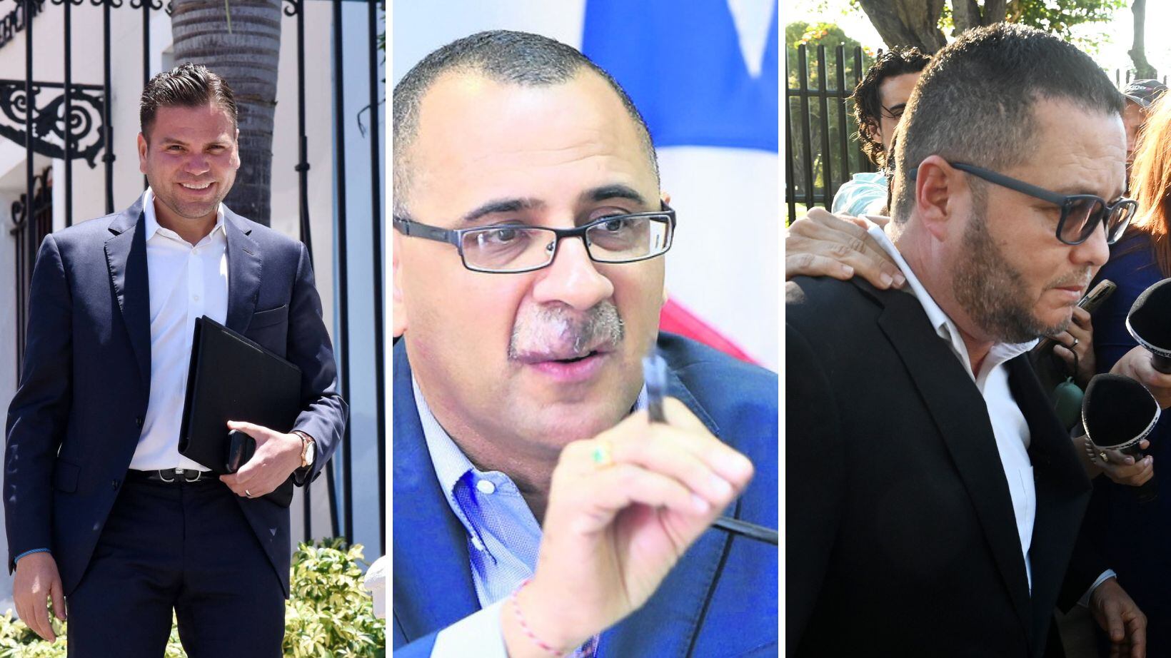 Félix Delgado, Abel Nazario y Ángel Pérez