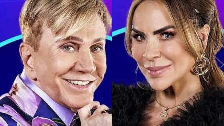 Osmel Sousa y Aylín Mujica.