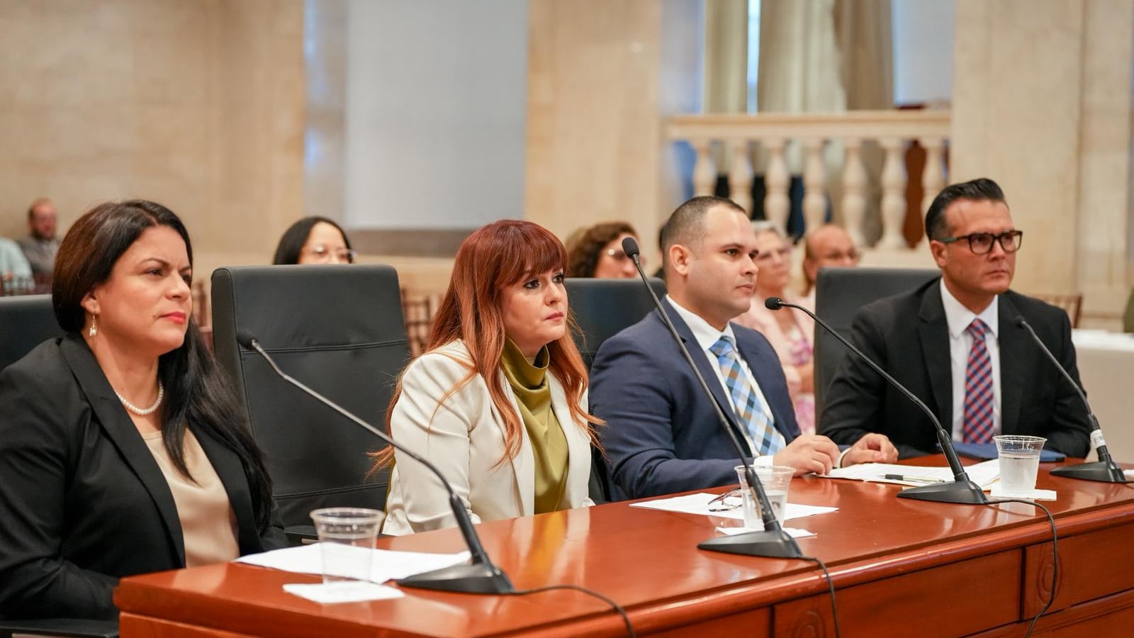 Los nominados evaluados por la Comisión de Innovación, Reforma y Nombramientos durante la vista pública celebrada en el Senado (27/10/2025)