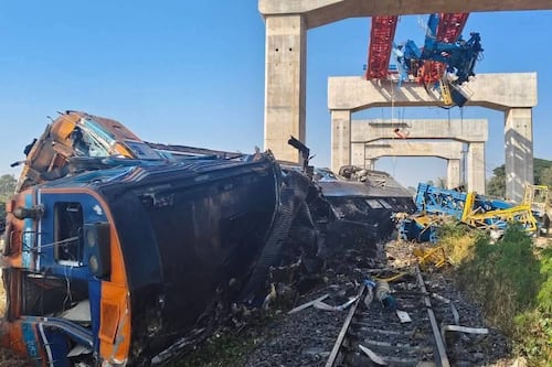 Accidente ferroviario de Tailandia: Se eleva a 29 la cifra de muertos y a 67 los heridos