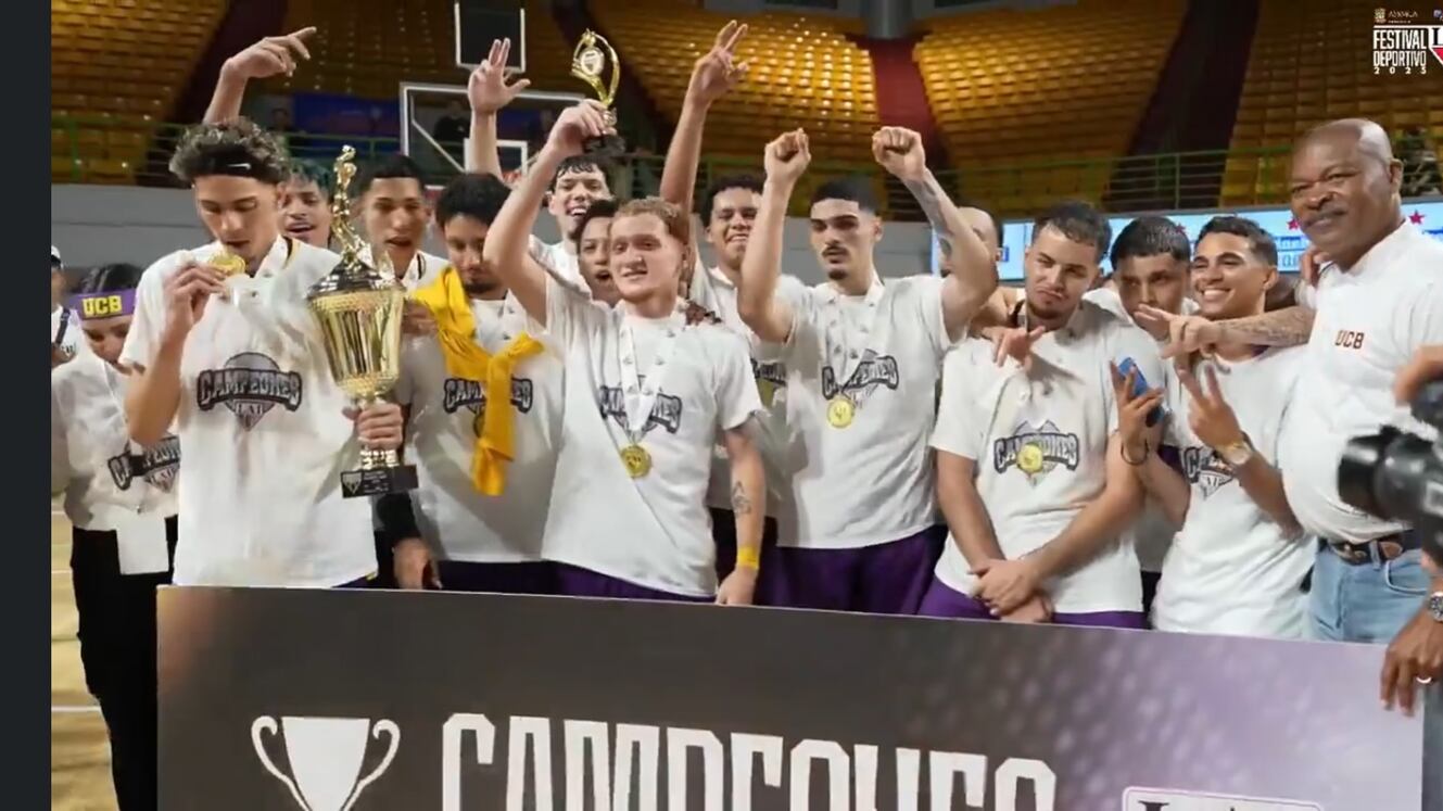 Halcones de la UCB conquistan campeonato del baloncesto universitario.