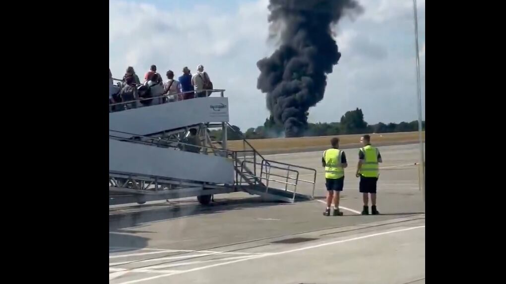 Accidente aéreo en Londres