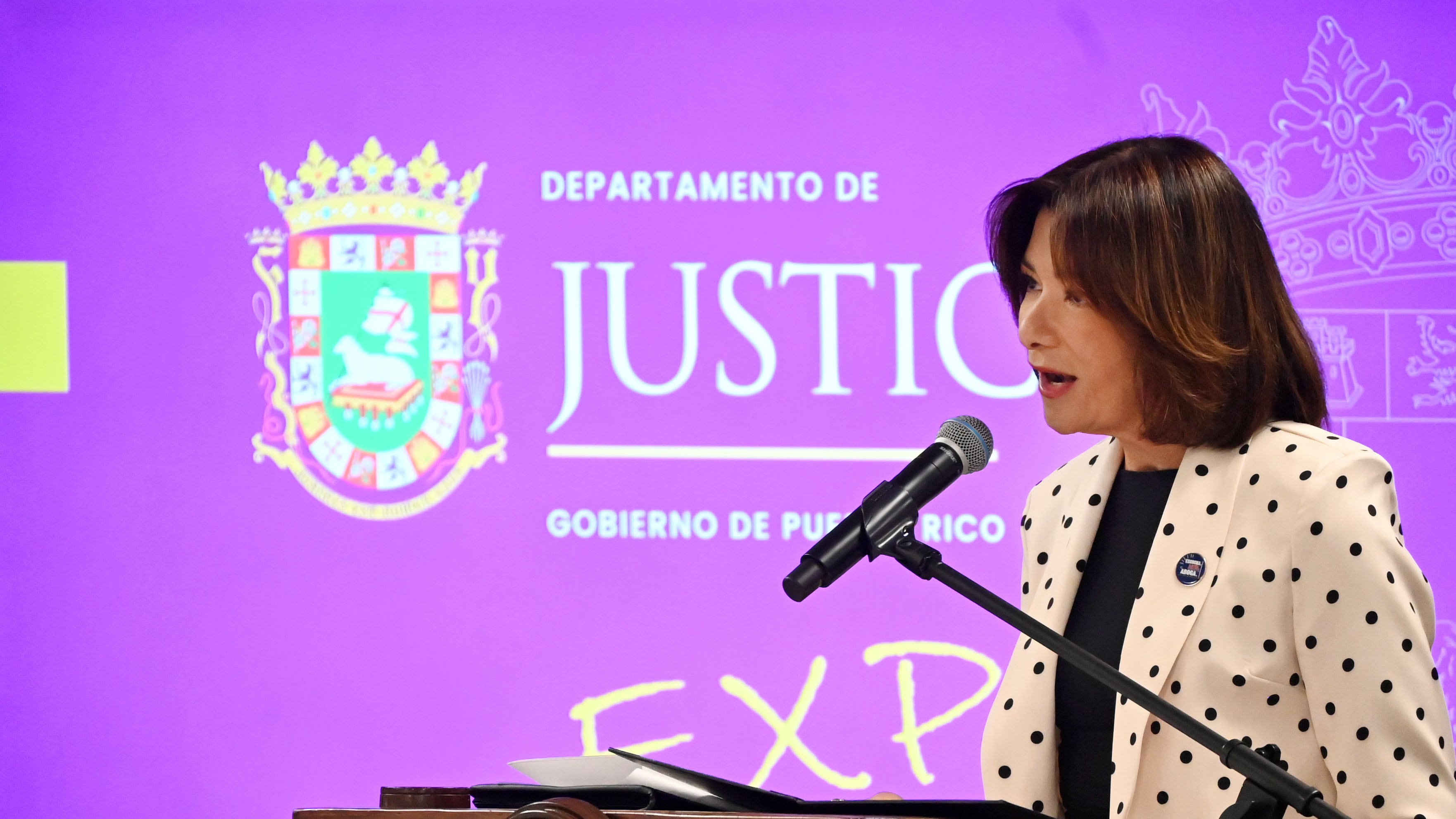 Secretaria de Justicia, Lourdes L. Gómez Torres.