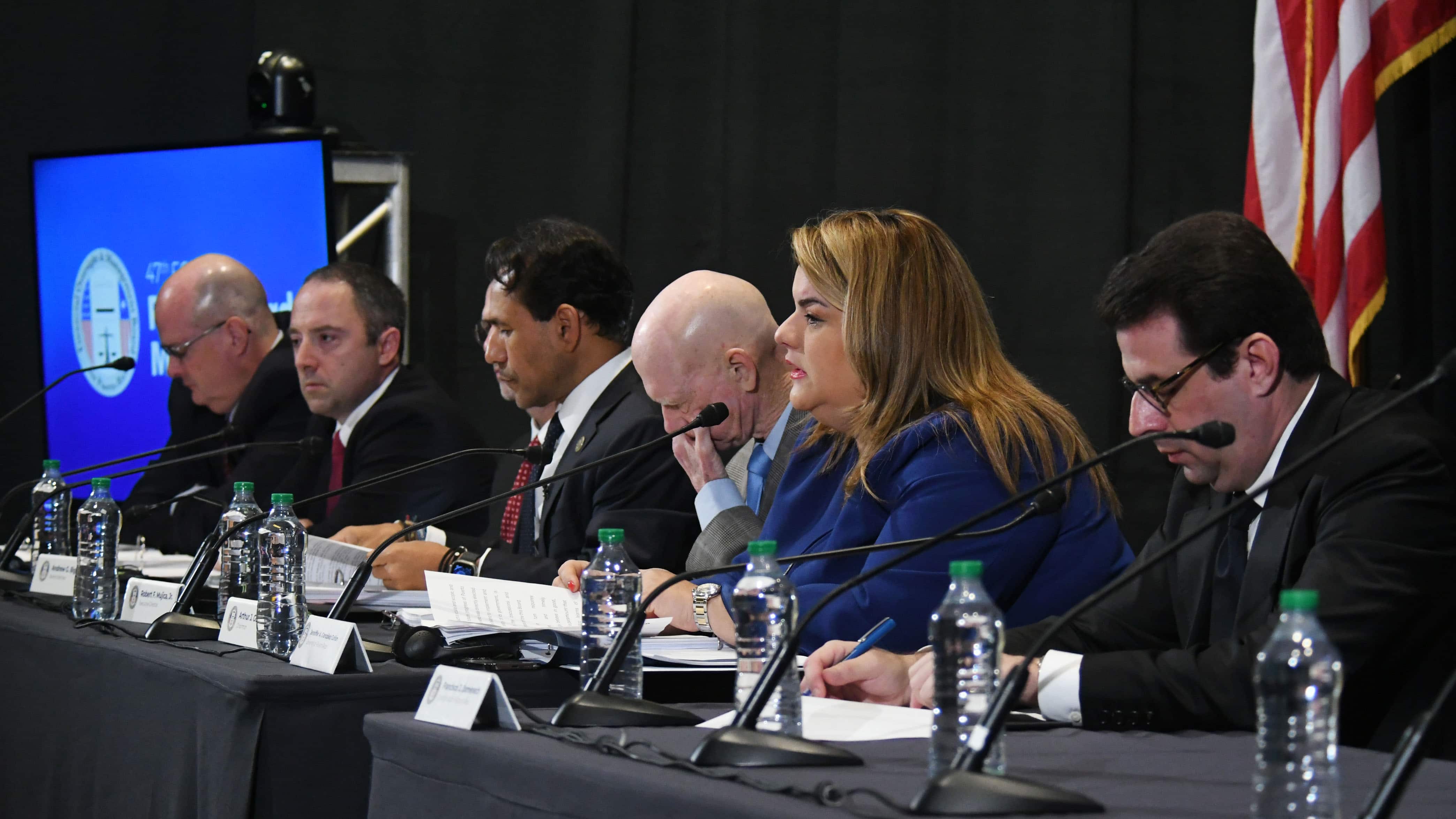 Reunion de la Junta de Control Fiscal.