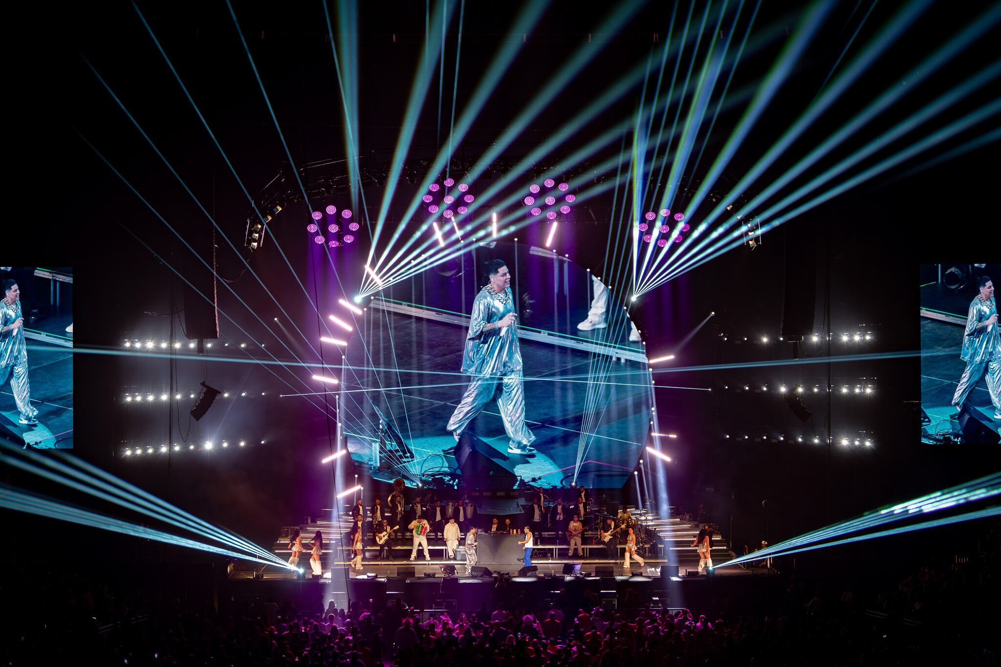 Grupo Firme en su concierto en Puerto Rico.
