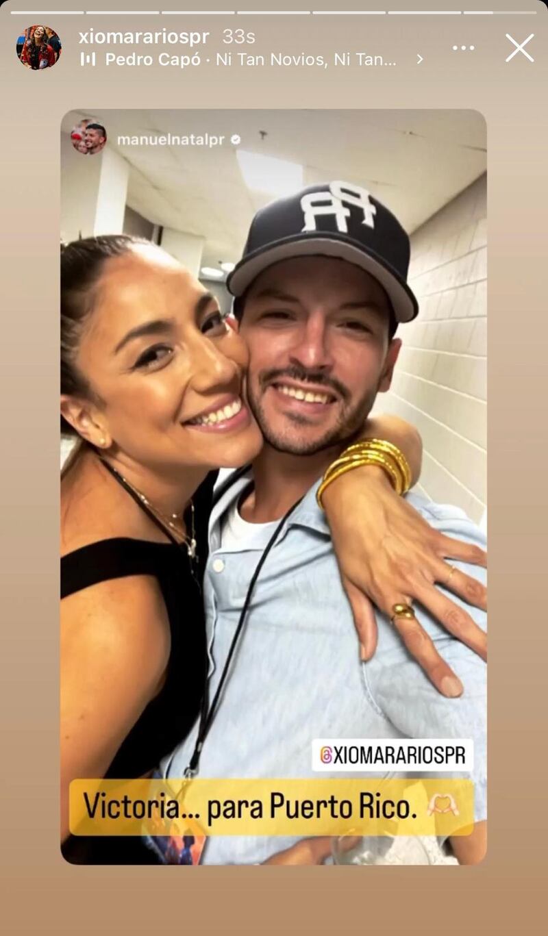 Manuel Natal y Xiomara Ríos