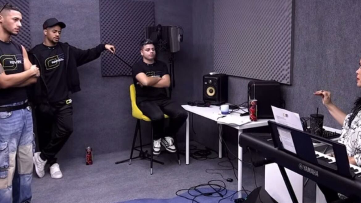 Eileen le da tremendo 'speech' a Kevin Dalí, Valente y Rafael Enrique.