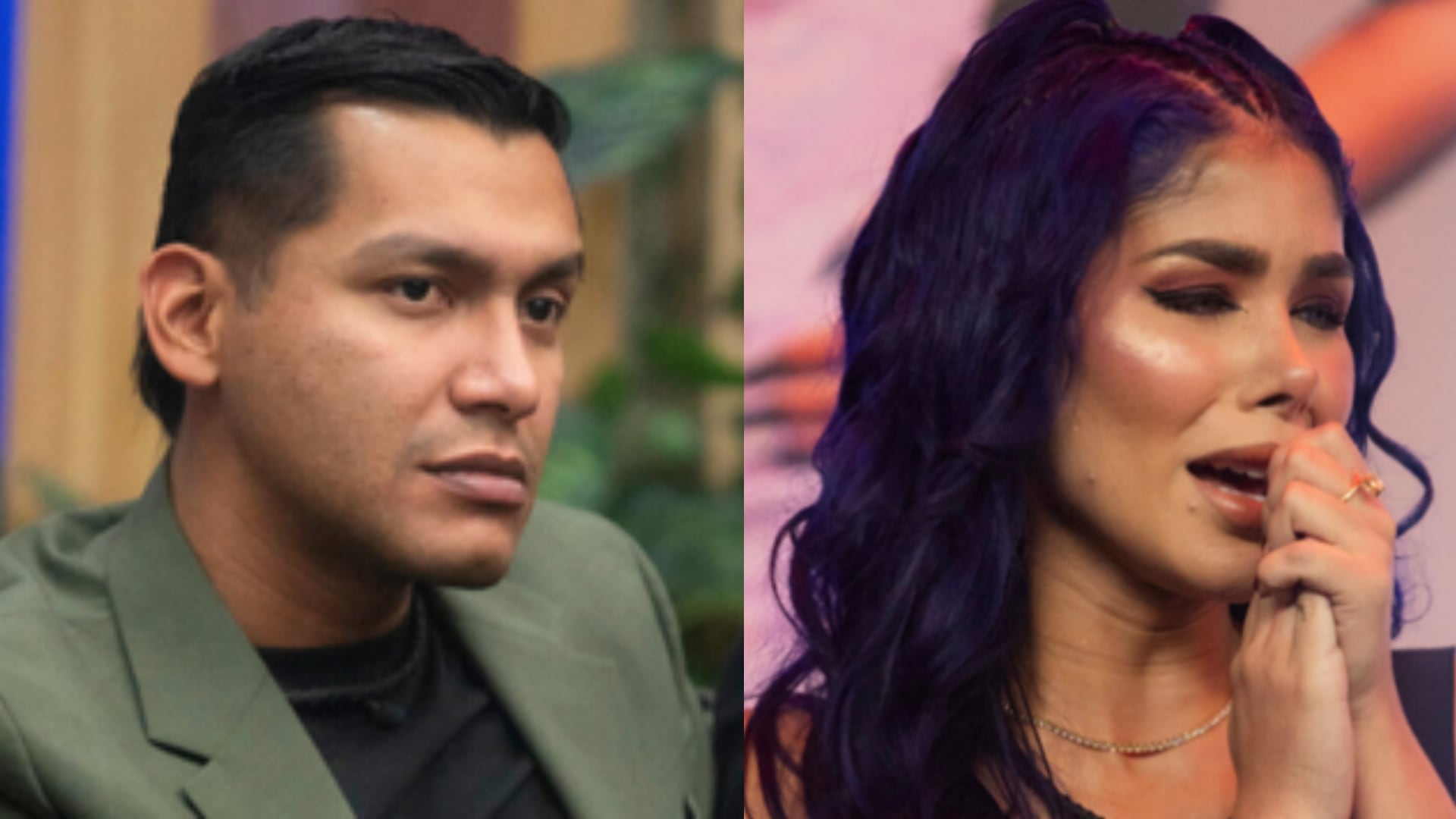 Juanda Caribe y Alexa Torres en La Casa de los Famosos