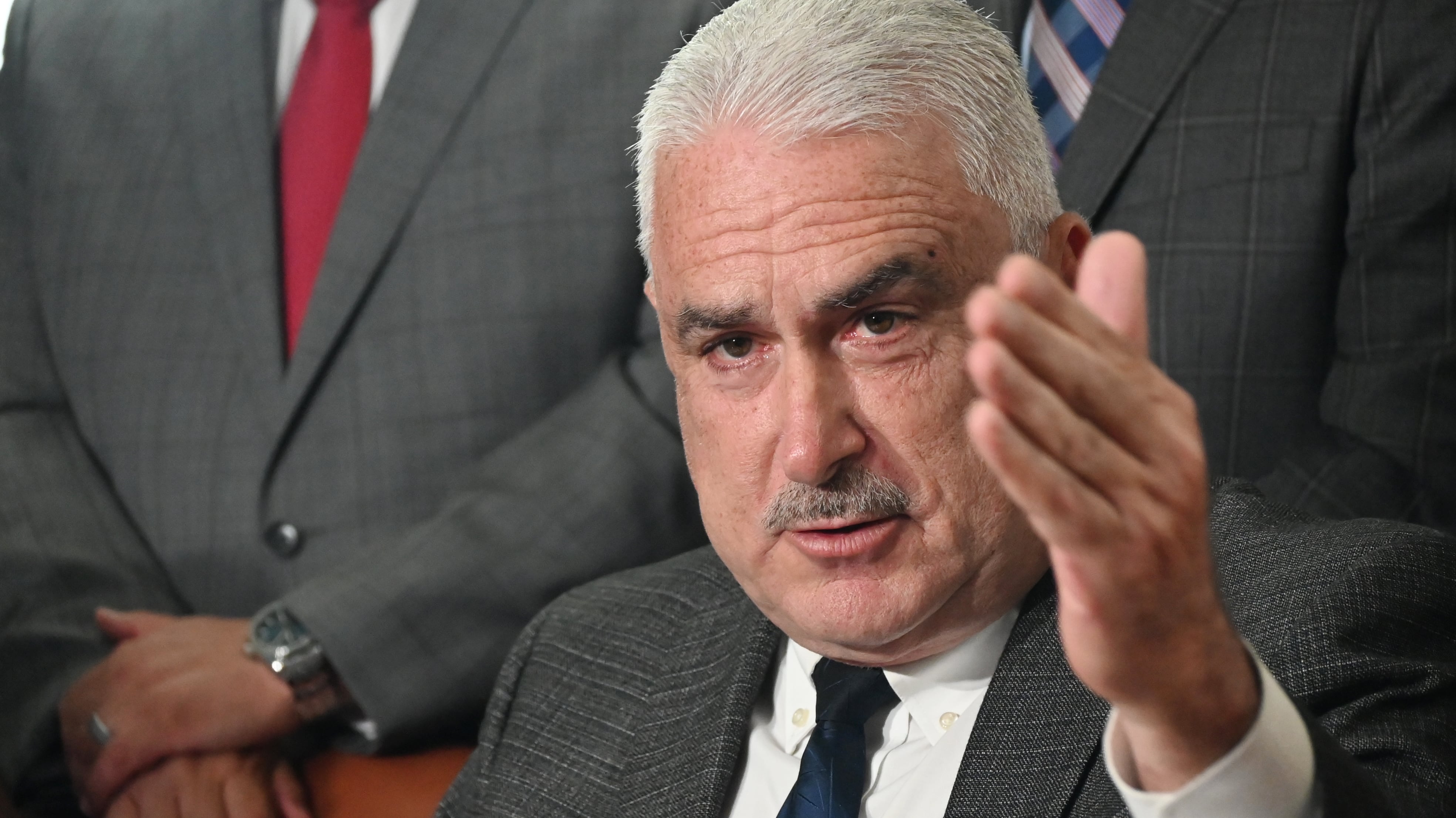 El presidente del Senado, Thomas Rivera Schatz, presenta la agenda del Senado para este semestre