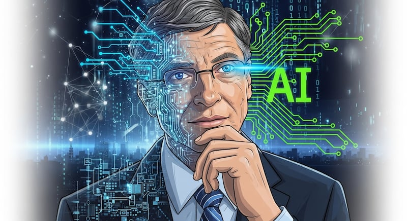 Bill Gates y la Inteligencia Artificial - Whisk/FW