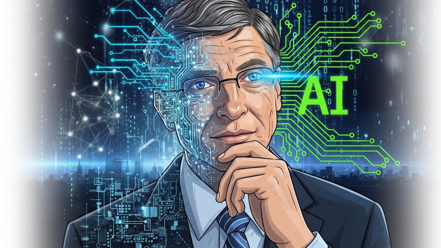 Bill Gates y la Inteligencia Artificial - Whisk/FW