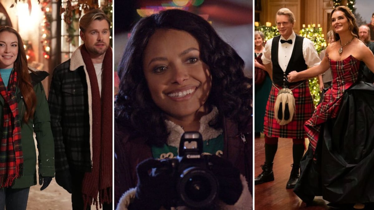 Fotogramas de 'Navidad de golpe', 'El calendario de Navidad' y 'Un castillo para Navidad'