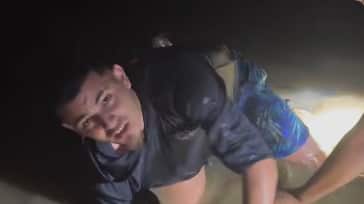 José Morales, capturó una culebra en la zona de Cayey.