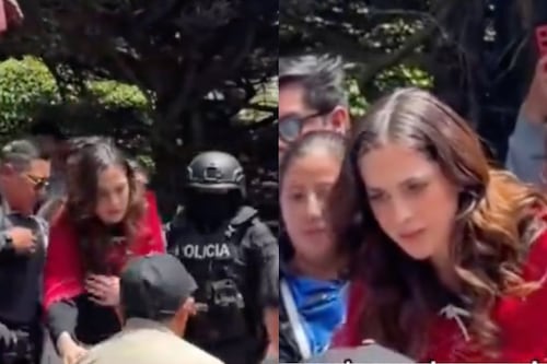 Video: Fátima Bosch arriesga su seguridad para ayudar a un adulto mayor que sufrió una grave caída