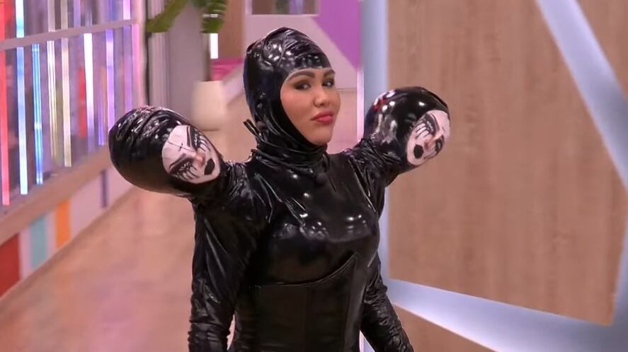 Vestido de Yina Calderón en 'La casa de los famosos Colombia 2'