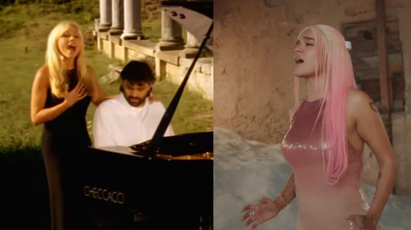 La española Marta Sánchez, voz original de 'Vivo Por Ella', se refirió a lo que hizo Karol G con el tema.