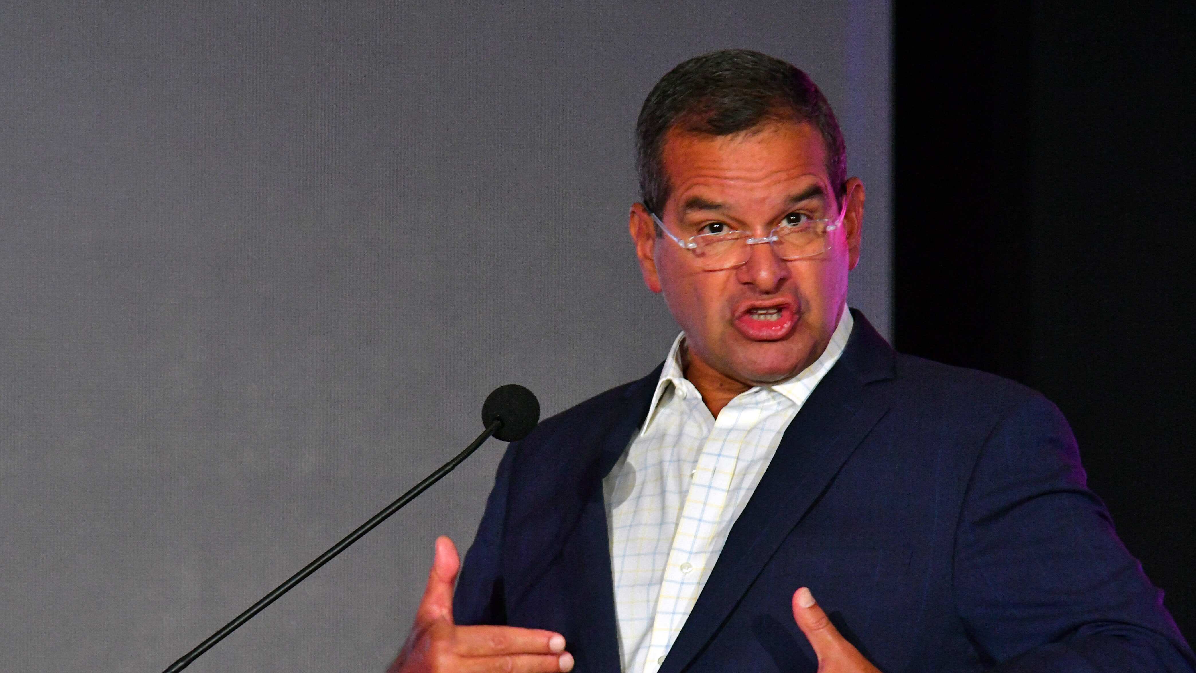 El gobernador, Pedro Pierluisi, conferencia de prensa