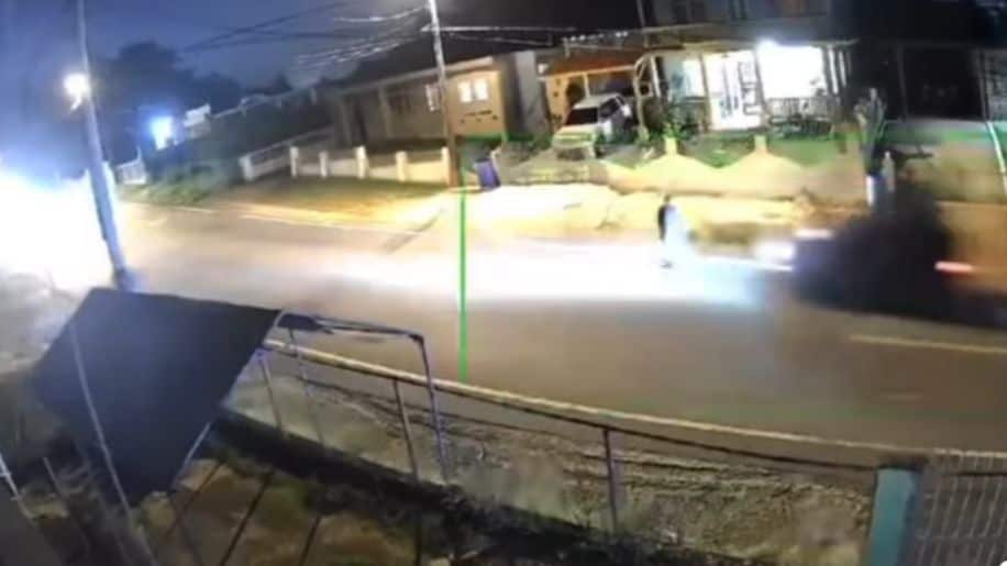 Accidente con peatón en Aguada.