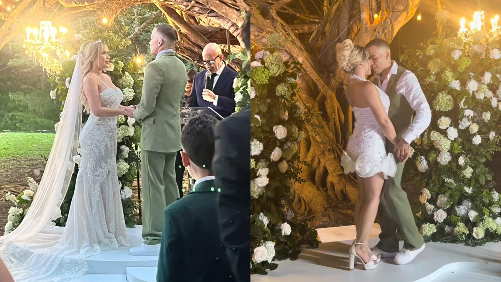 Nio García y Shei Romano se casaron en enero de 2026 en Puerto Rico.