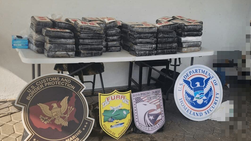 Negociado de la Policía incauta cargamento de cocaína y arresta a dos en Vieques.