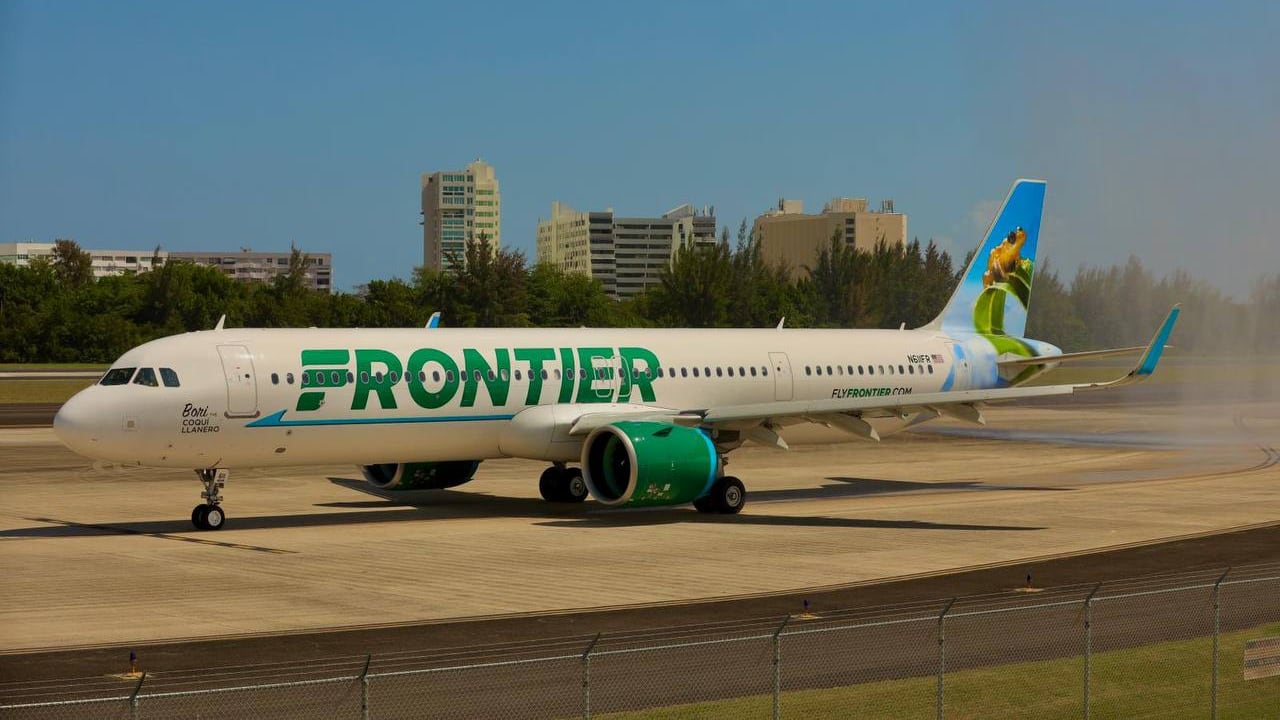 Nuevo avión de Frontier rinde homenaje a la Isla.