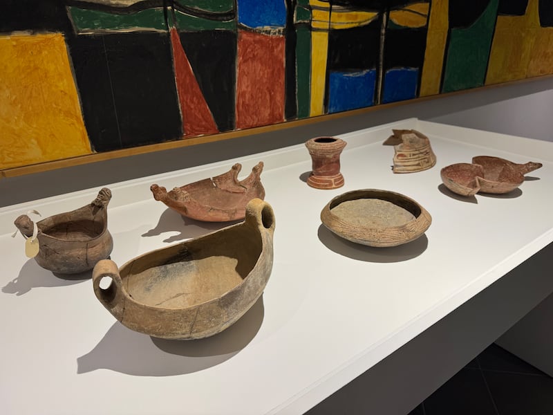 Parte de la colección arqueológica del Museo de Arte del RUM.