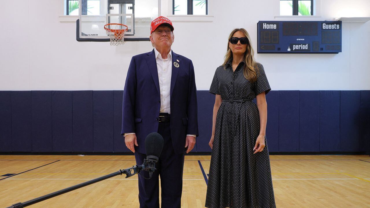Donald Trump votó junto a su esposa en Palm Beach, Florida: “Lo hicimos bien”