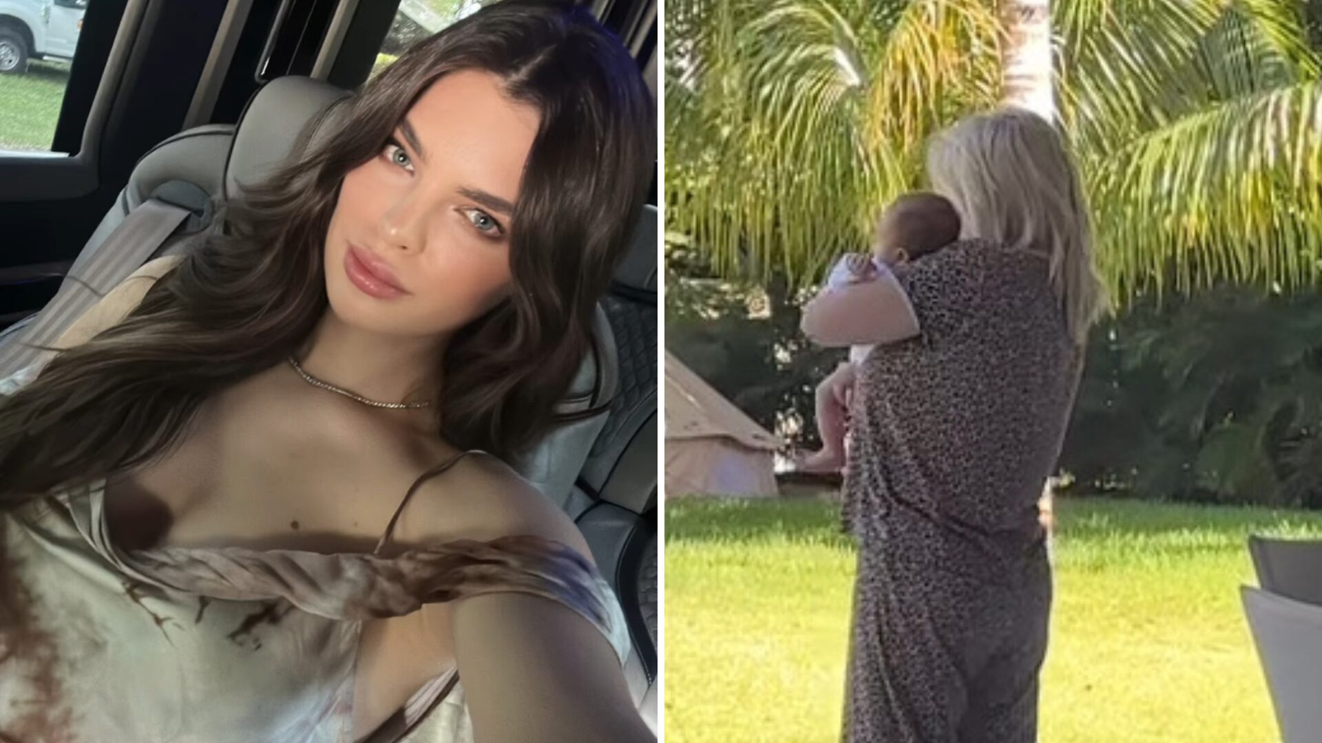 La pareja presentó a su hijo en Instagram el 18 de junio.