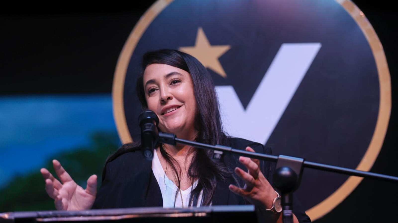 Lillian Aponte Dones, comisionada electoral del Movimiento Victoria Ciudadana.
Foto tomada de Facebook