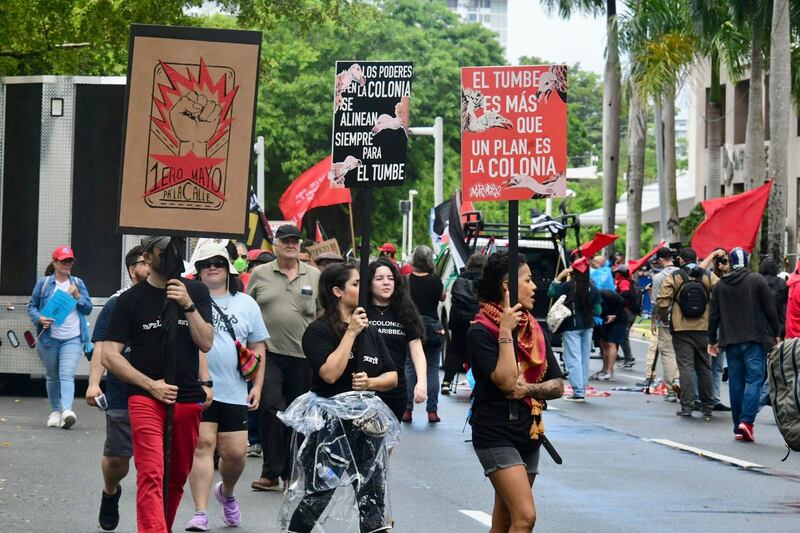 Manifestación del 1ro de mayo