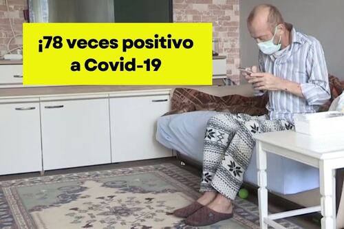 Hombre lleva 14 meses aislado tras dar positivo a 78 pruebas COVID-19