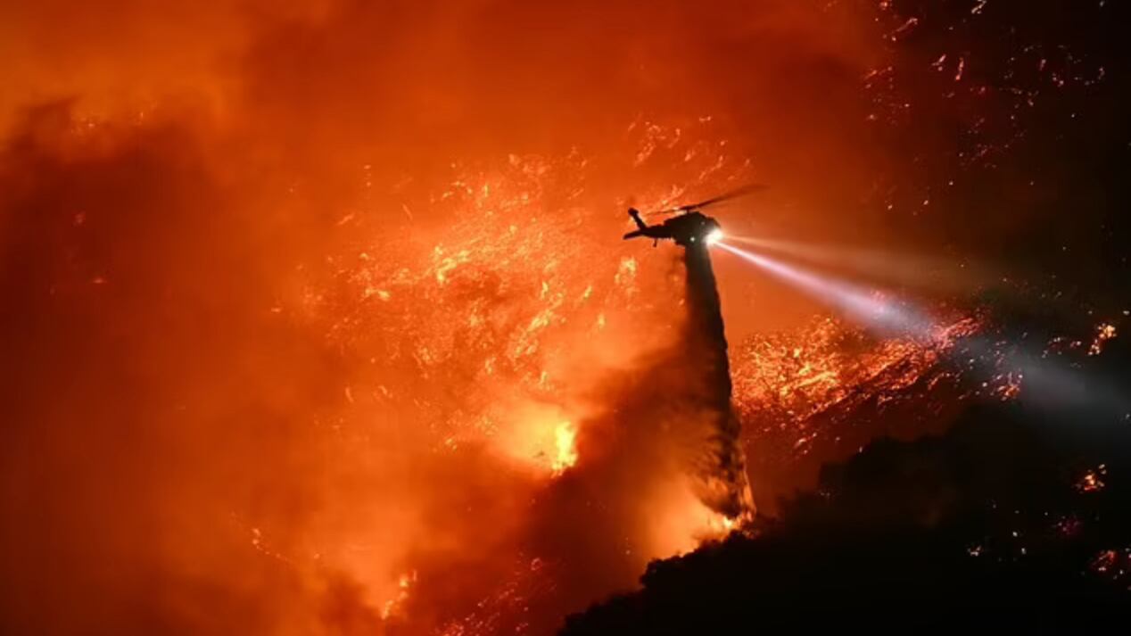 Los Ángeles incendio forestal