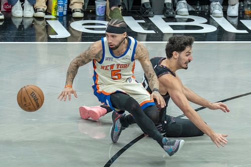 José Alvarado “bendecido” de poder ganar con los Knicks en Brooklyn