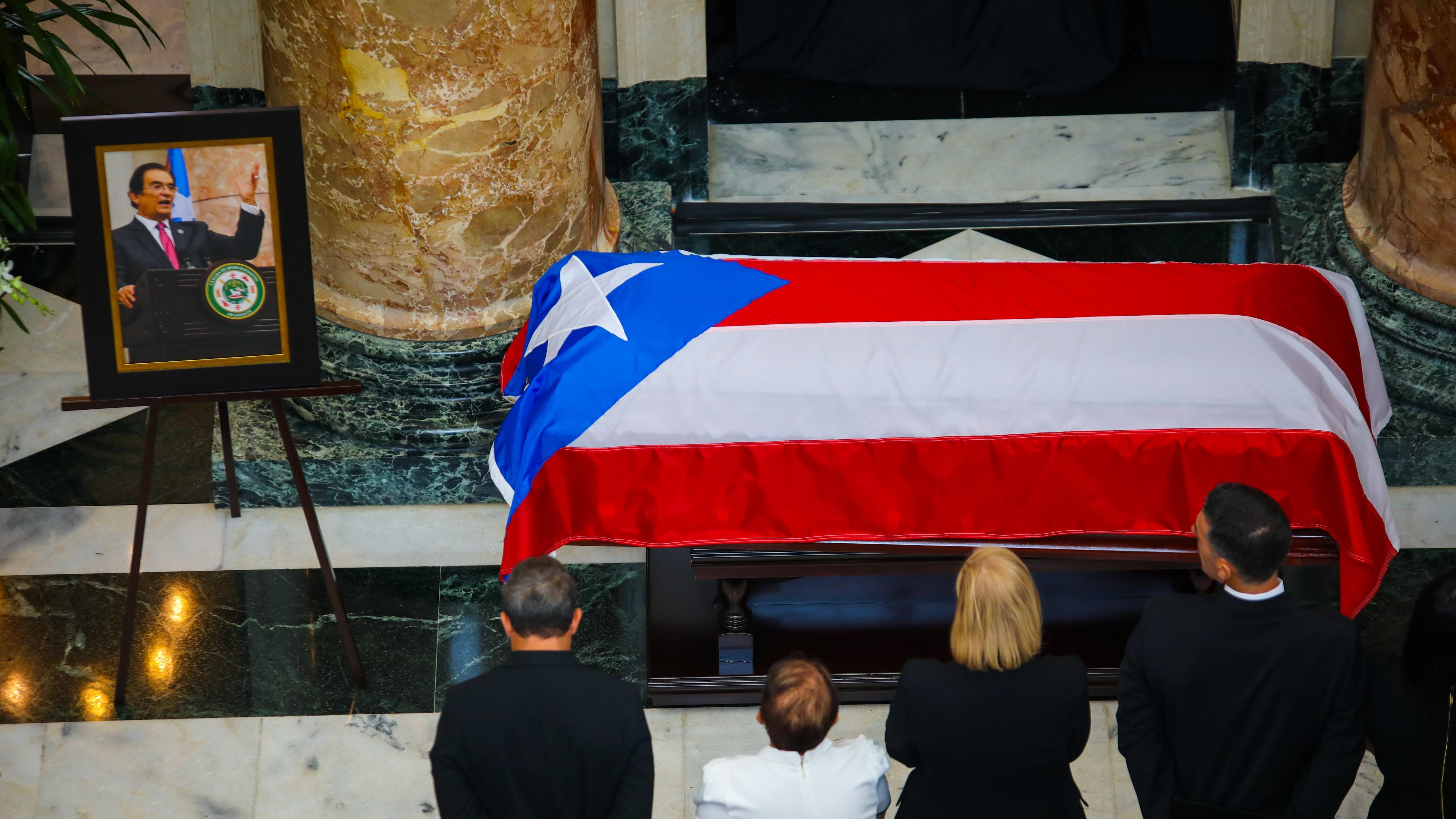 Los actos fúnebres se llevaron a cabo en el Capitolio de Puerto Rico.