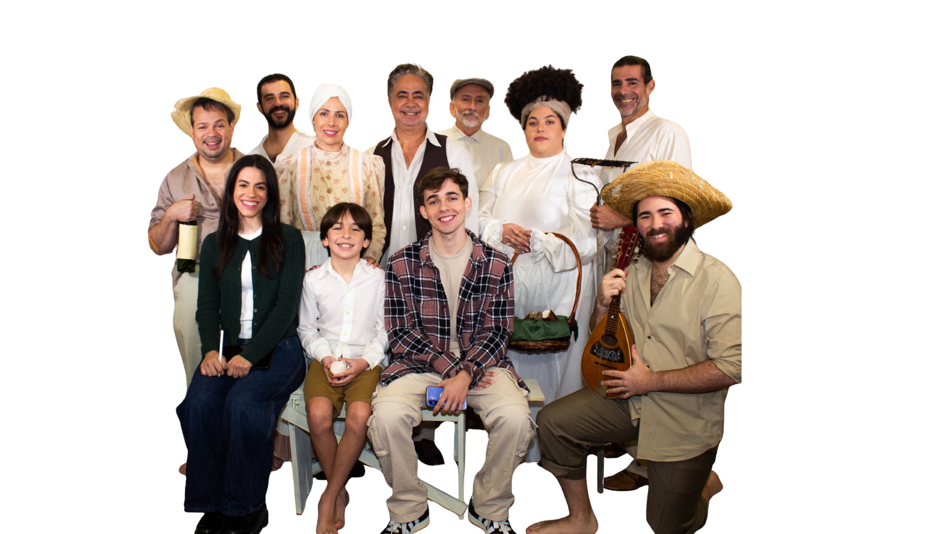 Elenco de la obra 'Elogio de una Pintura'.