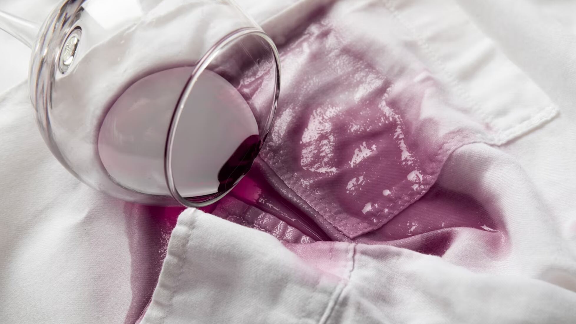 Las manchas de vino son las más complicadas