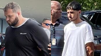 Elvin Edgardo "Caín" Castro Pérez (izquierda) y Edgar Gabriel Castro Pérez.