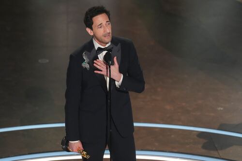 Adrien Brody dio el discurso más largo en la historia de los Óscar
