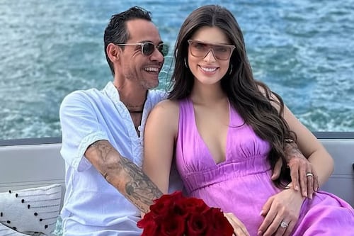 Marc Anthony y Nadia Ferreira celebran dos años de matrimonio